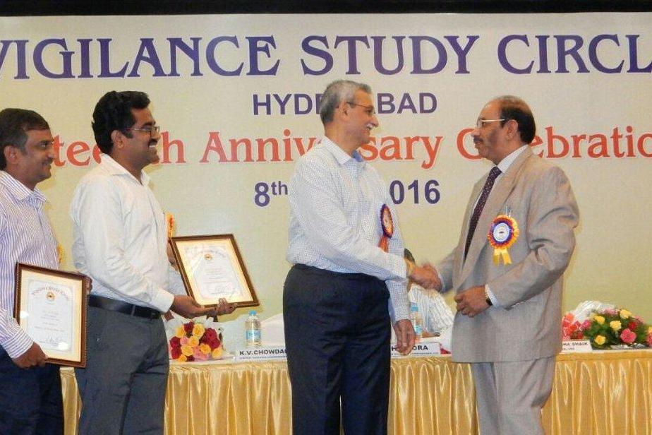 National Vigilance Excellence Award 2016 bestowed on RINL 