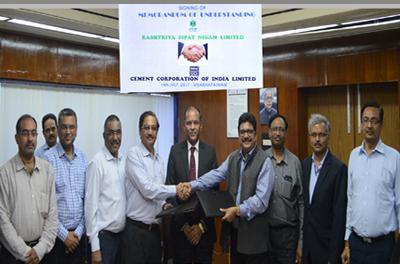 RINL inks MoU with CCI for setting up Cement Plant