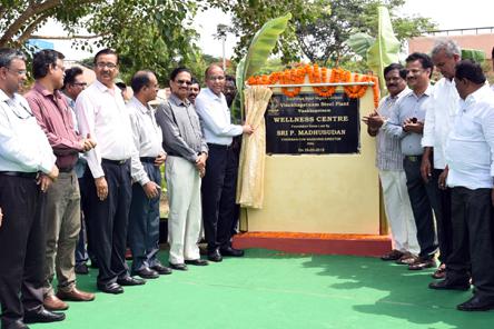 RINL CMD lays foundation stone for Wellness Centre in Ukkunagaram