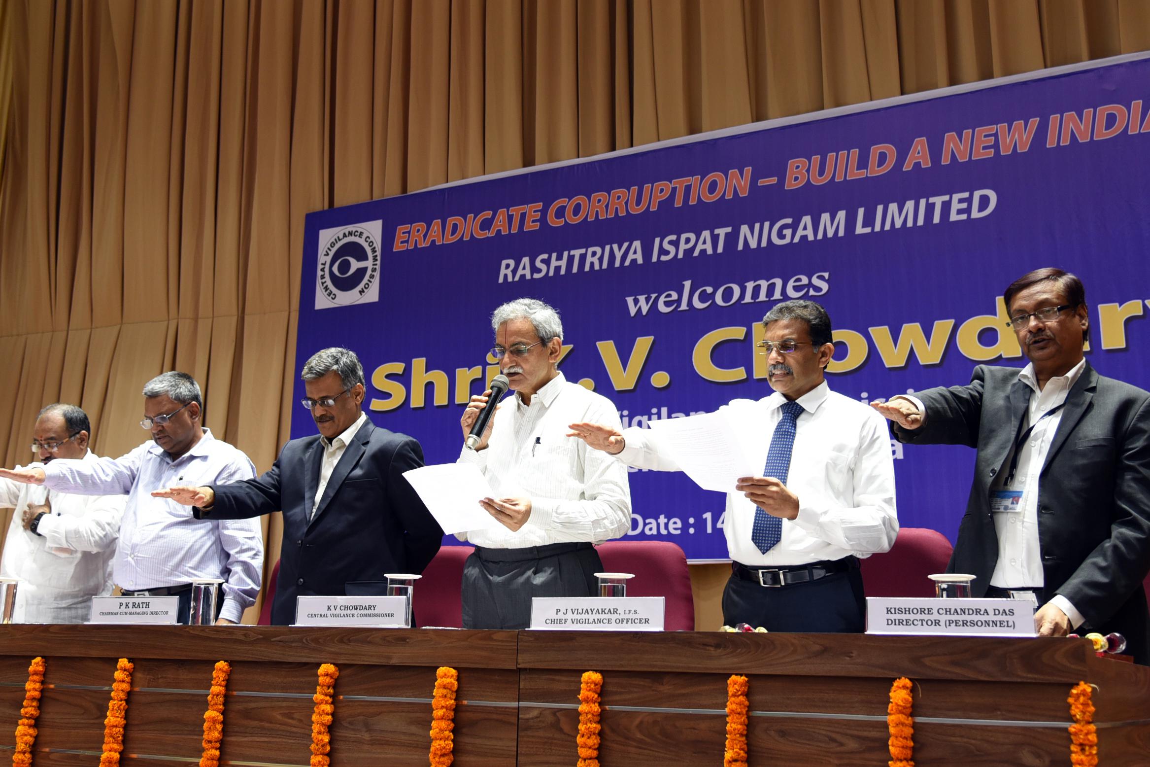 Organizations lack Integrity will perish:  Sri KV Chowdary, CVC