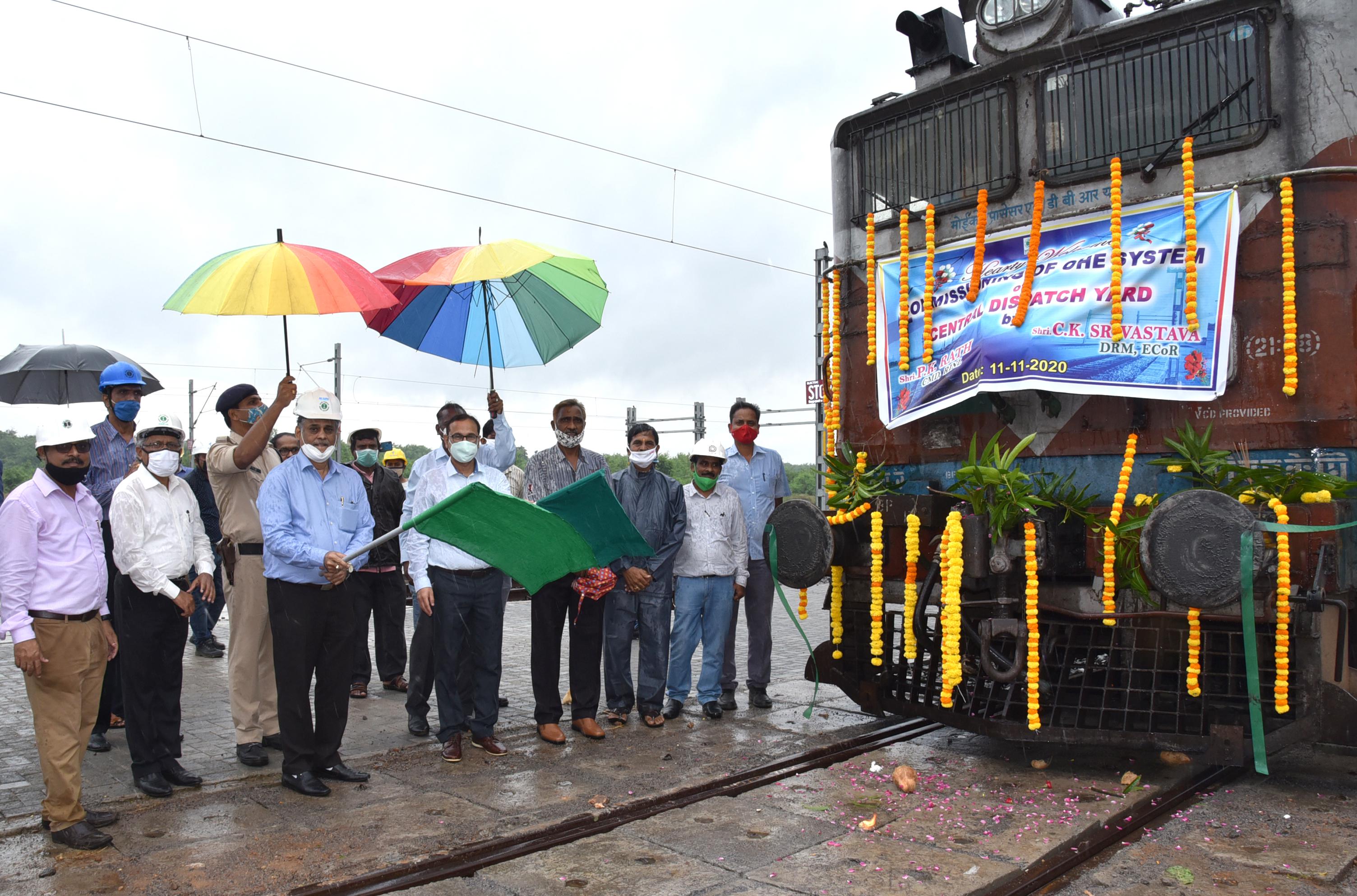Inauguration of 25KV AC Overhead Electrification works at CDY 