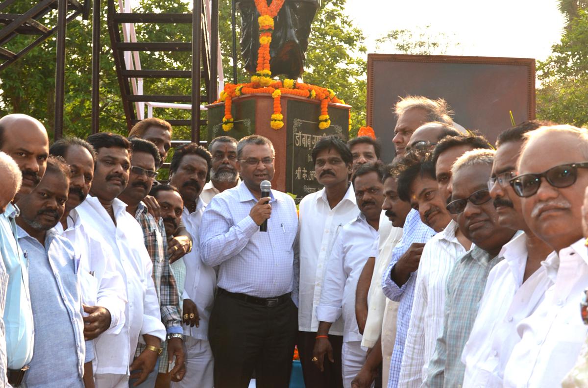 Babu Jagjeevanram Jayanti celebrated in Ukkunagaram