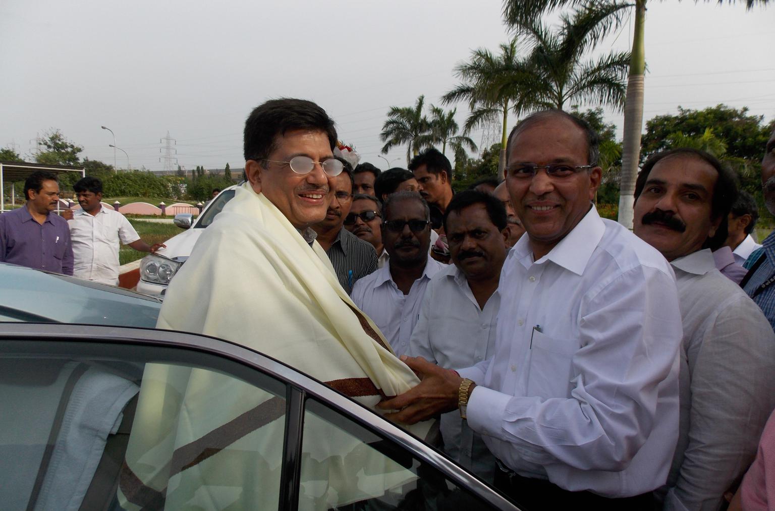 Sri Piyush Goyal,Union Power Minister visits RINL