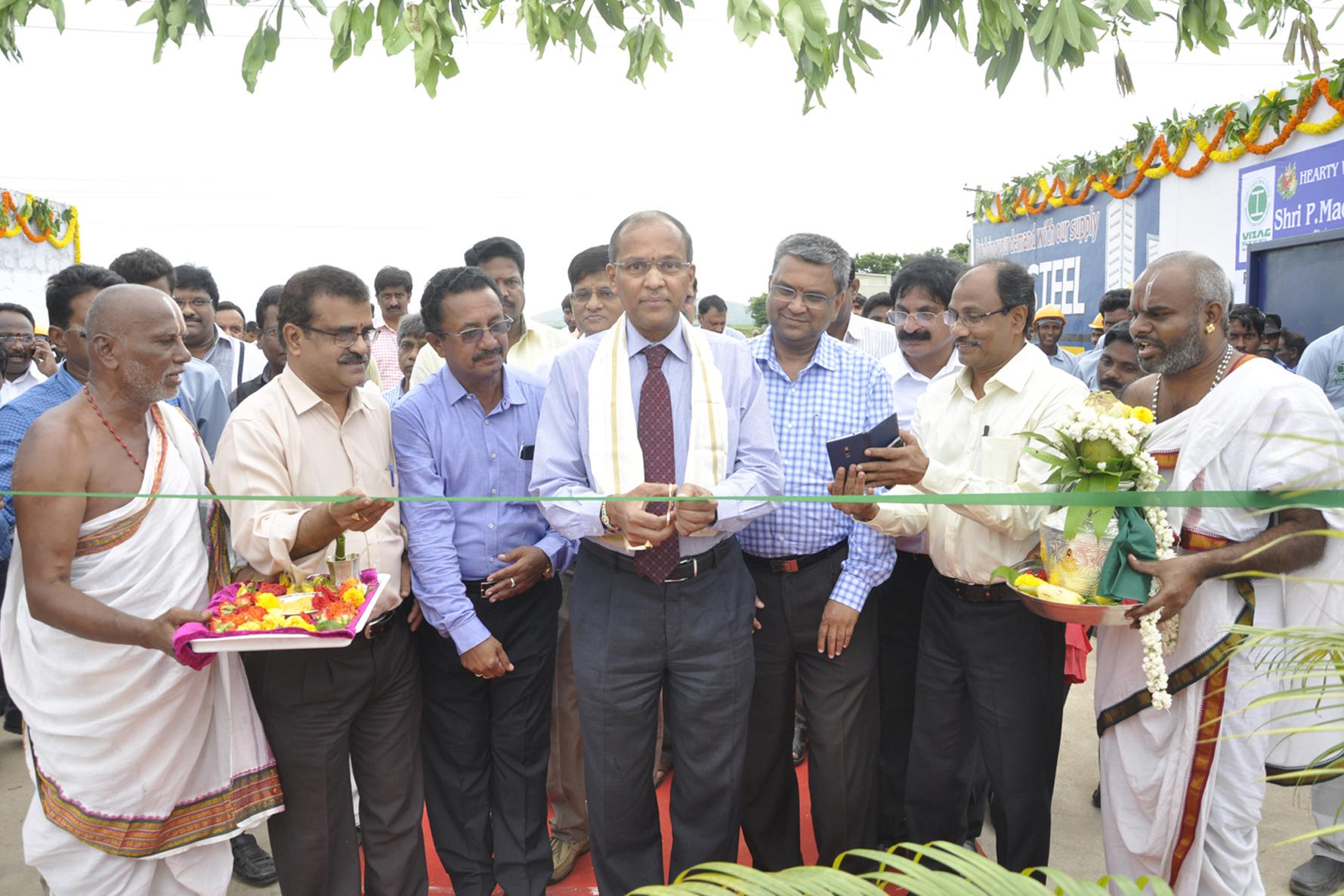 RINL CMD inaugurates Vijayawada Stockyard