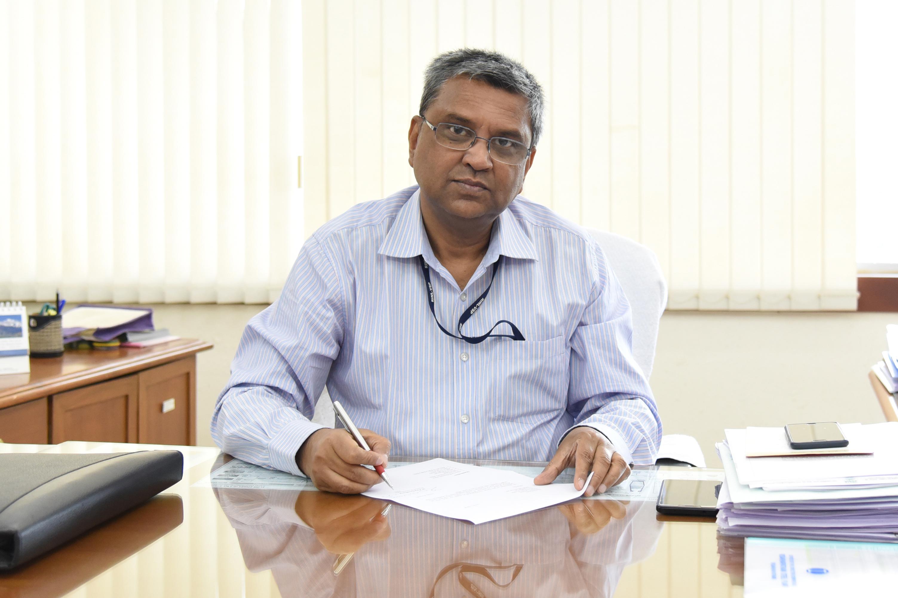 Sri Raychaudhury assumes current charge of CMD of RINL