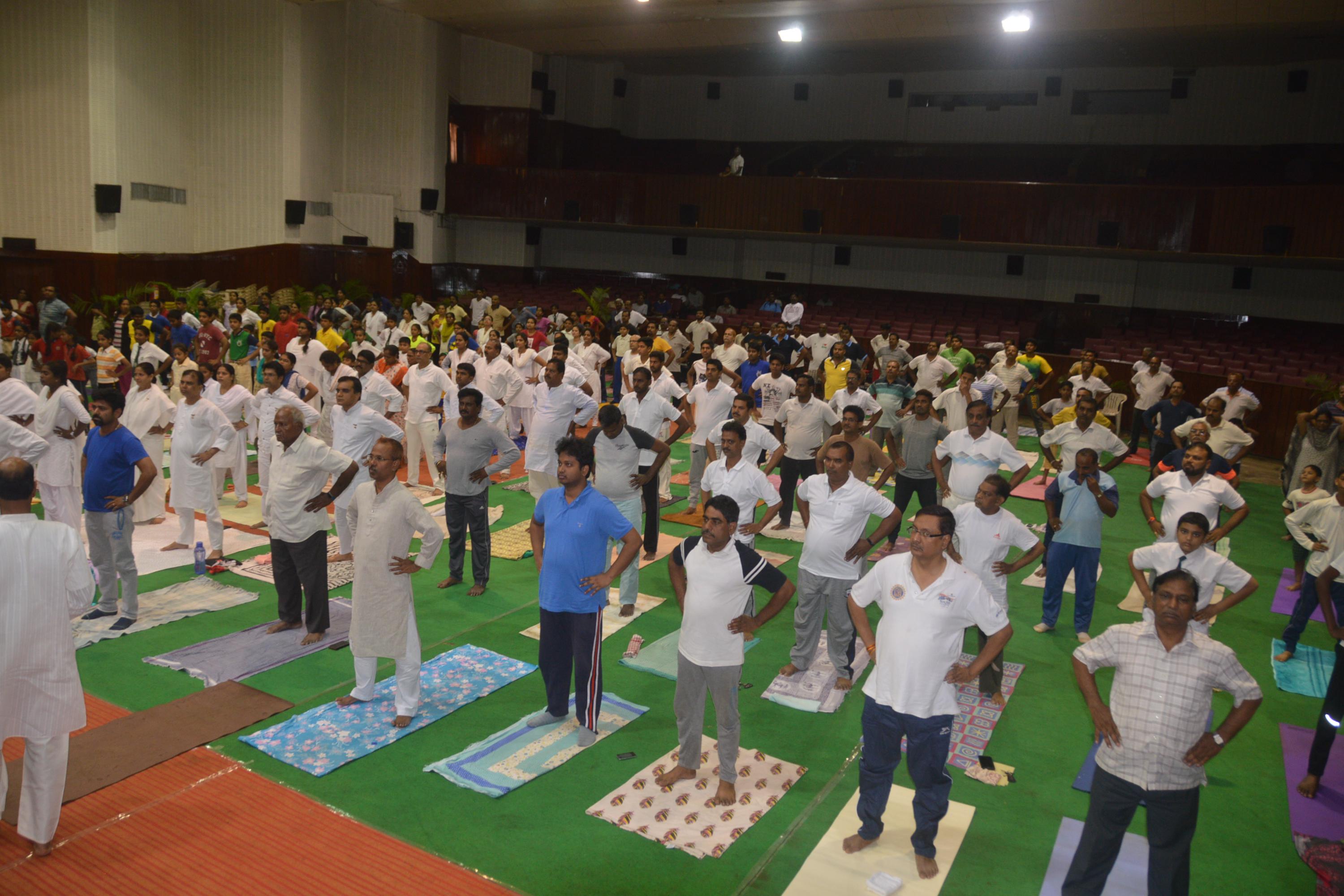 International Yoga Day celebrated at RINL-VSP