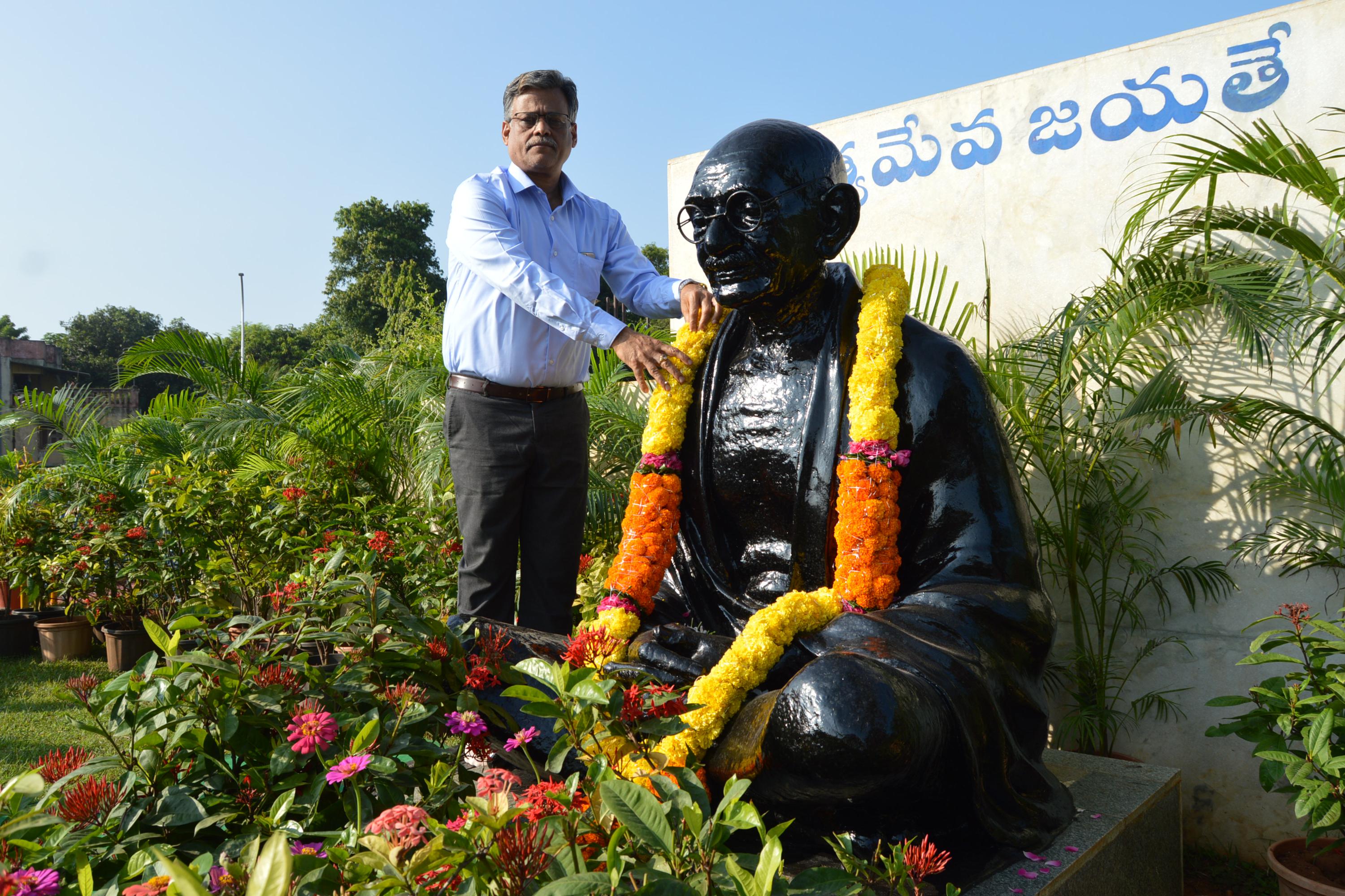 RINL celebrates Mahatma Gandhi Jayanti