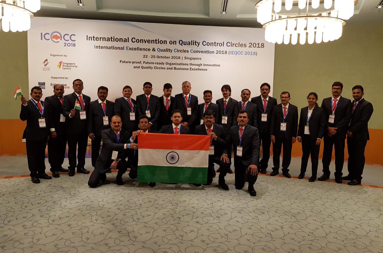 RINL- Vizag Steel bag awards at  International Convention on Quality Control Circles, Singapore 