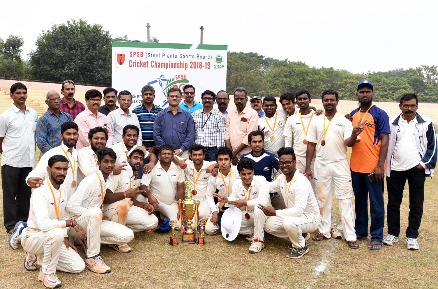 JSW lifts All India Inter Steel Cricket Championship