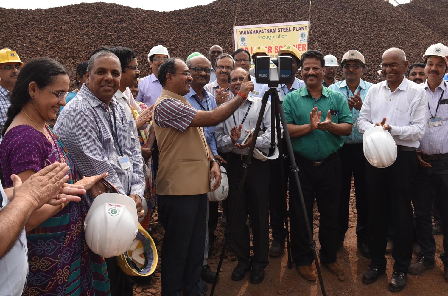 Latest 3D Laser Scanner inaugurated in Vizag Steel