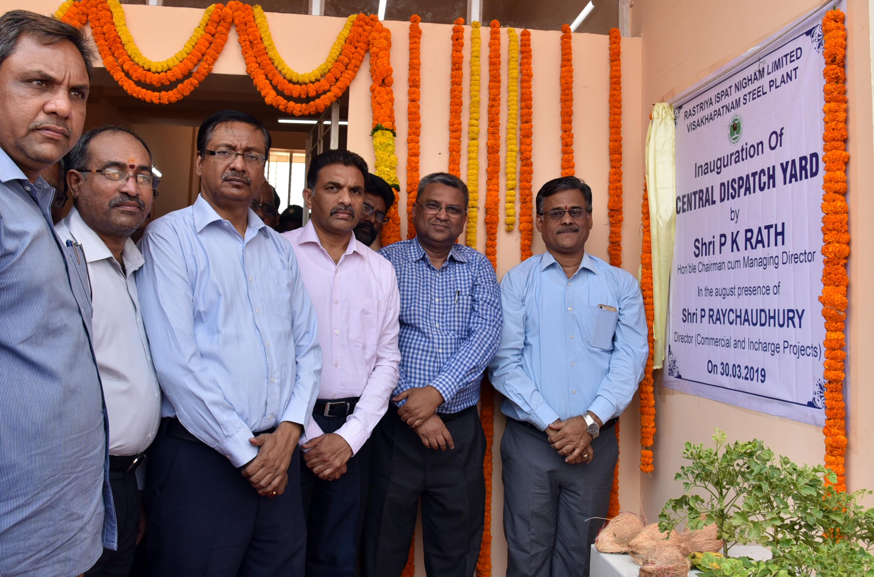 Sri PK Rath, CMD inaugurates Central Dispatch Yard