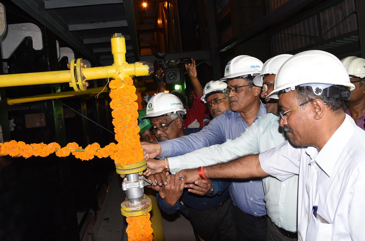 RINL CMD inaugurates series of commissioning activities