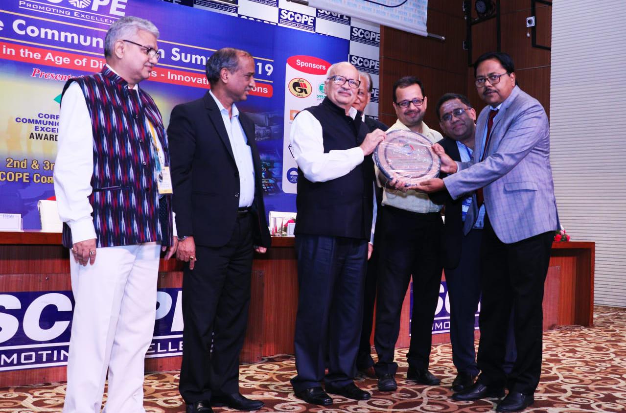 SCOPE Corporate Communication Excellence Award bestowed on RINL