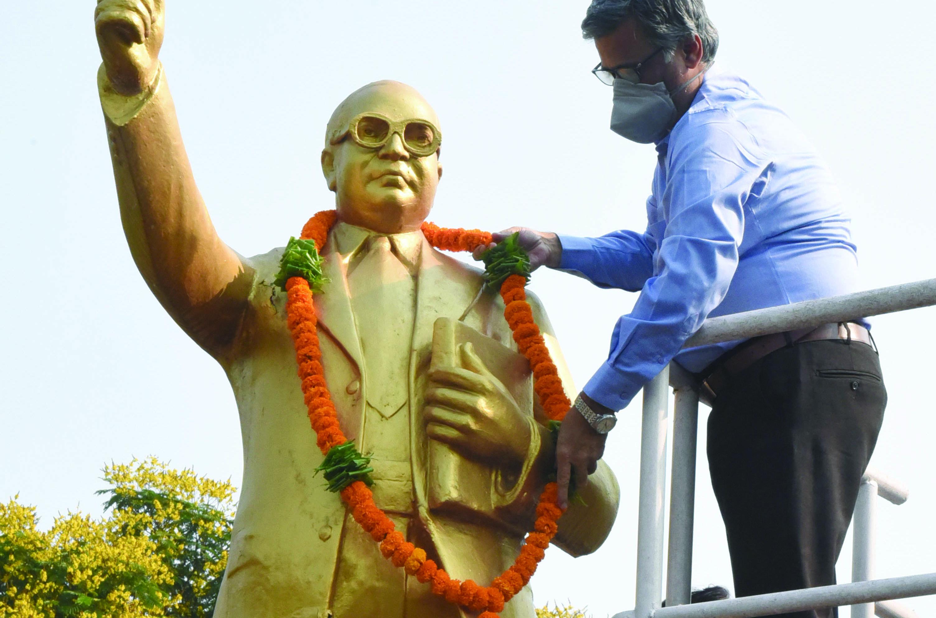 Dr B R Ambedkar Jayanti celebrated