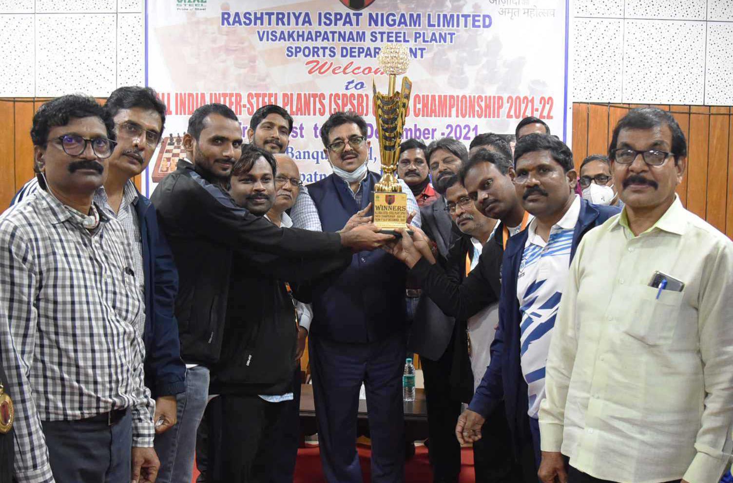 RINL-VSP wins All India Inter-Steel Chess Championship