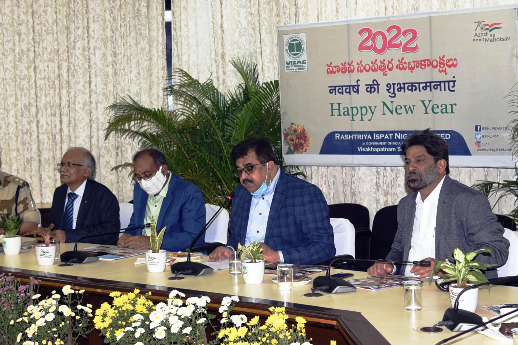 2022 would be a very promising year for RINL, said Shri Atul Bhatt, CMD 