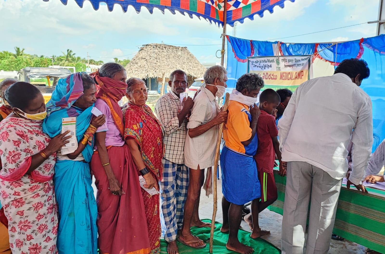 RINL, Visakhapatnam Steel Plant organises Free integrated medical camp at Muthyalammapalem remote village of Parawada mandal as part of it