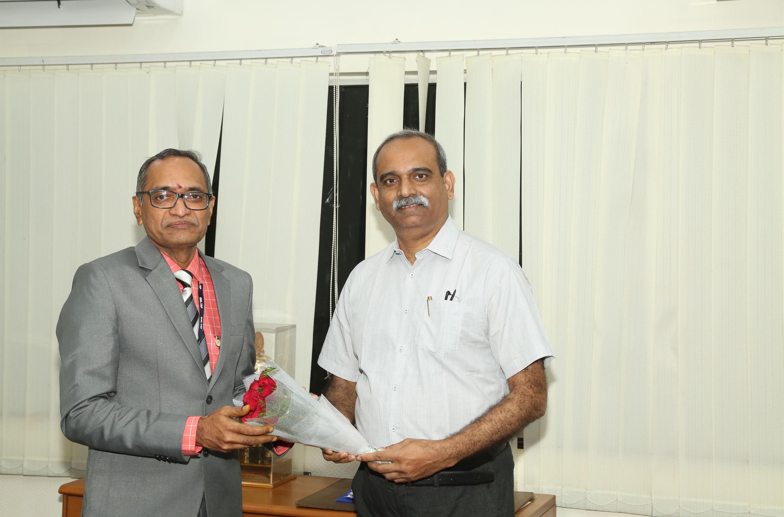 Sri Ch SRVGK Ganesh assumes charge as  Director Finance at RINL 
